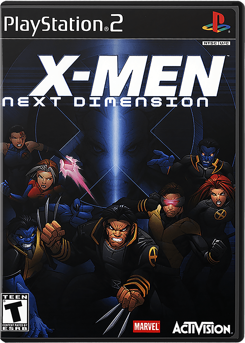 X-men Next Dimension box art for Playstation 2